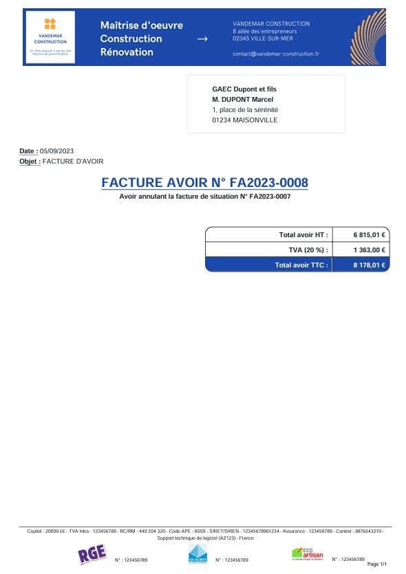 découvrez comment rédiger une facture artisan complète et conforme aux normes, idéale pour les professionnels du secteur. apprenez les éléments essentiels à inclure, les obligations légales et des conseils pratiques pour simplifier la gestion de votre activité.