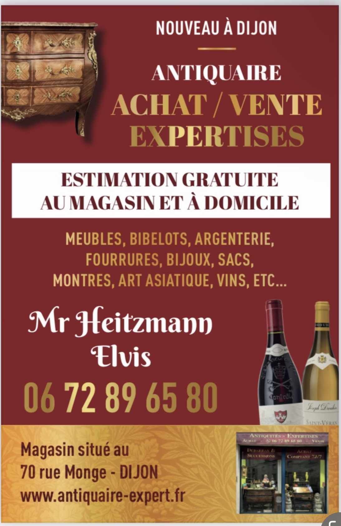 obtenez votre devis gratuit pour l'évaluation de vos antiquités. découvrez la valeur de vos objets précieux et profitez d'un service professionnel d'experts en antiquités, sans aucun engagement.