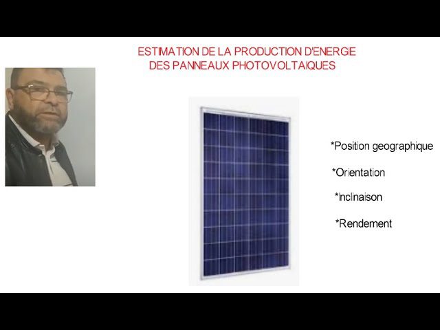obtenez une estimation précise de l'énergie produite par vos panneaux photovoltaïques. découvrez combien vous pouvez économiser sur vos factures d'électricité et contribuer à une énergie verte. évaluez votre projet d'énergie solaire dès aujourd'hui !