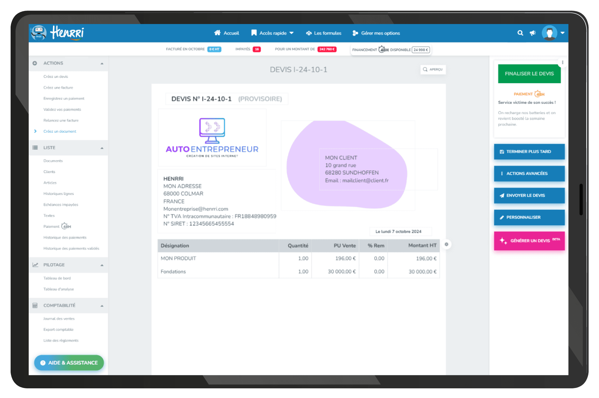 découvrez notre logiciel de devis bâtiment gratuit, idéal pour les artisans et les entrepreneurs du secteur. simplifiez vos estimations, améliorez votre productivité et gagnez du temps dans la création de devis professionnels, tout en optimisant la gestion de vos projets.