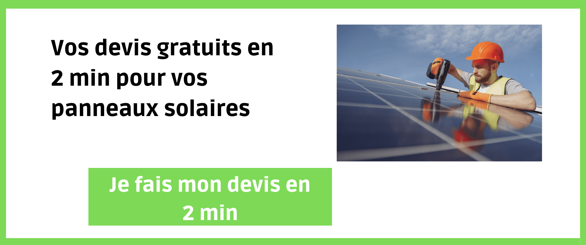 obtenez votre devis solaire gratuit en quelques clics ! comparez les offres des installateurs et réalisez des économies sur votre facture d'électricité tout en contribuant à la transition énergétique. profitez d'une expertise personnalisée pour votre projet d'énergie solaire.