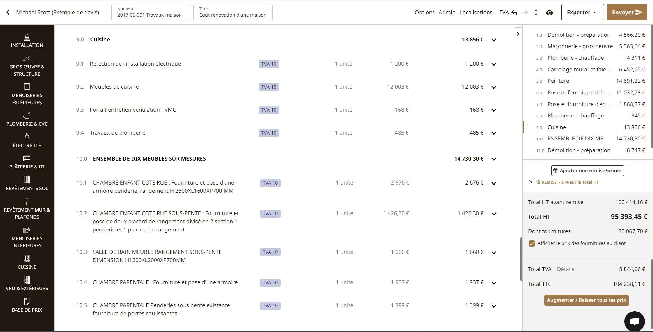 téléchargez notre modèle de devis bâtiment gratuit pour simplifier la gestion de vos projets. personnalisez facilement les détails et assurez-vous d'avoir un document professionnel répondant à toutes vos besoins. idéal pour les entrepreneurs et artisans du secteur du bâtiment.