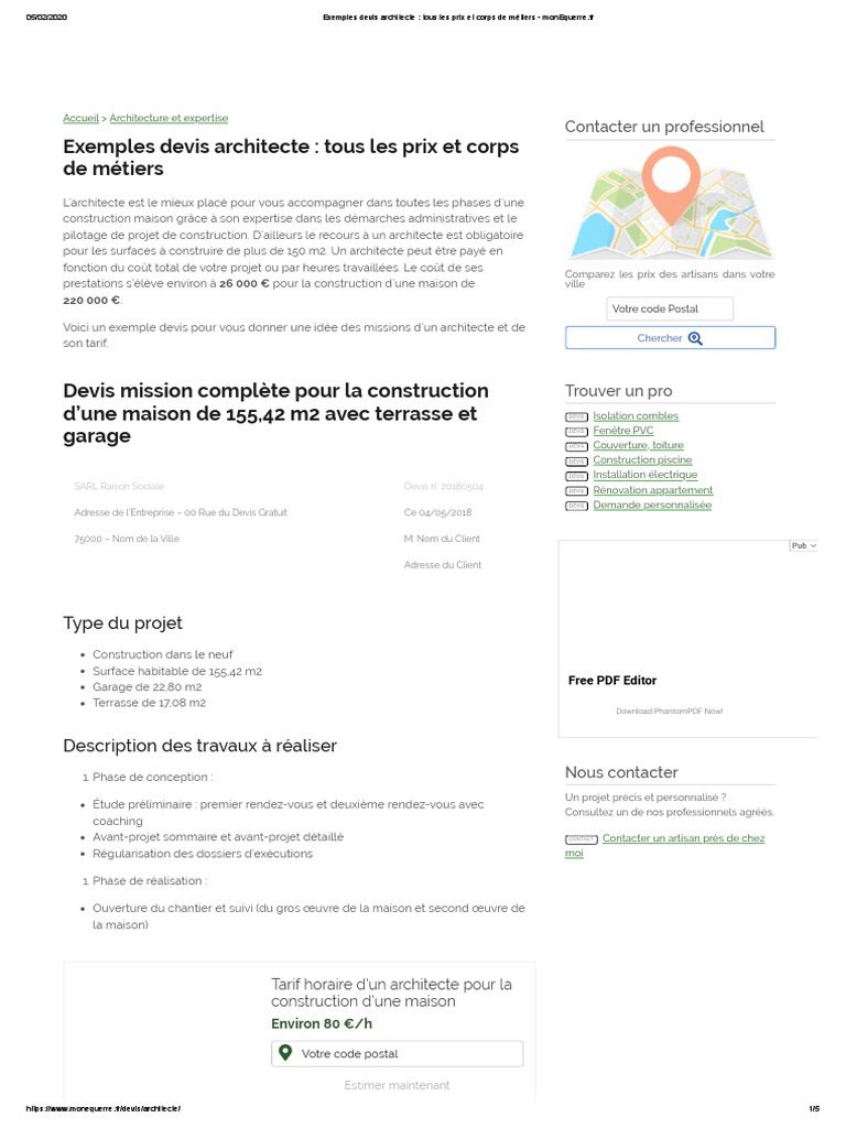 obtenez votre devis architecte gratuit rapidement et facilement. découvrez les services personnalisés d'architectes professionnels pour concrétiser vos projets de construction ou de rénovation. profitez d'une estimation précise et sans engagement pour réaliser vos ambitions architecturales.