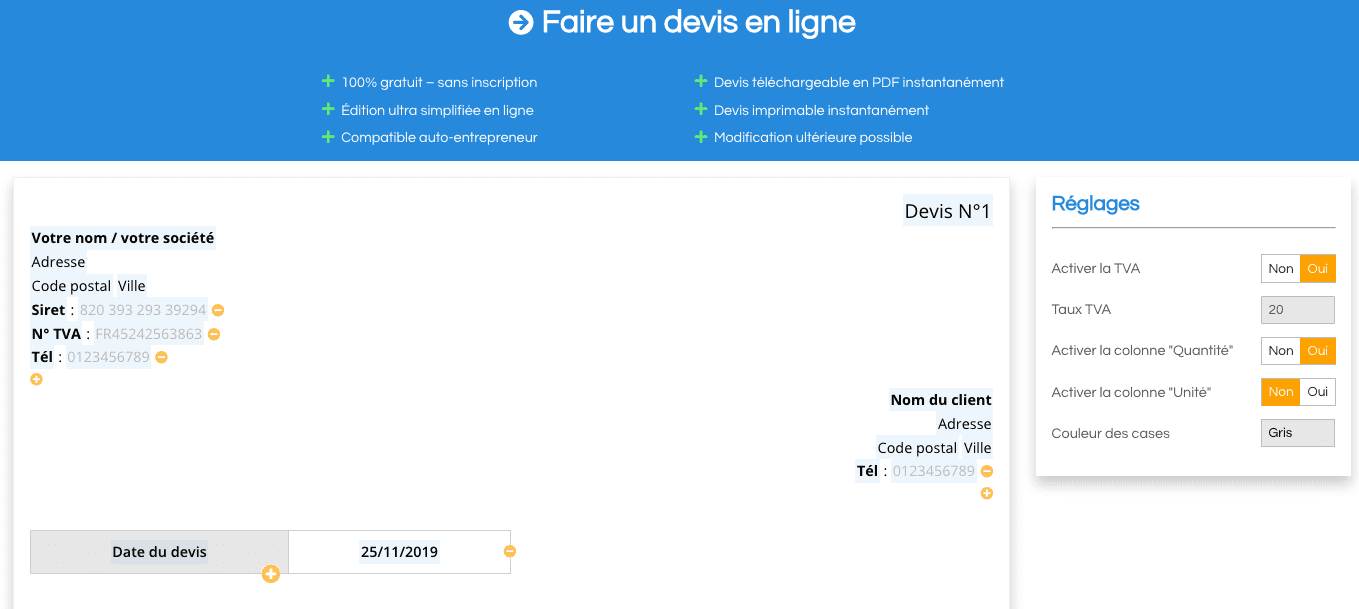 obtenez votre devis en ligne gratuit en quelques clics ! comparez les offres de différents professionnels et trouvez la solution idéale pour vos besoins, sans engagement.