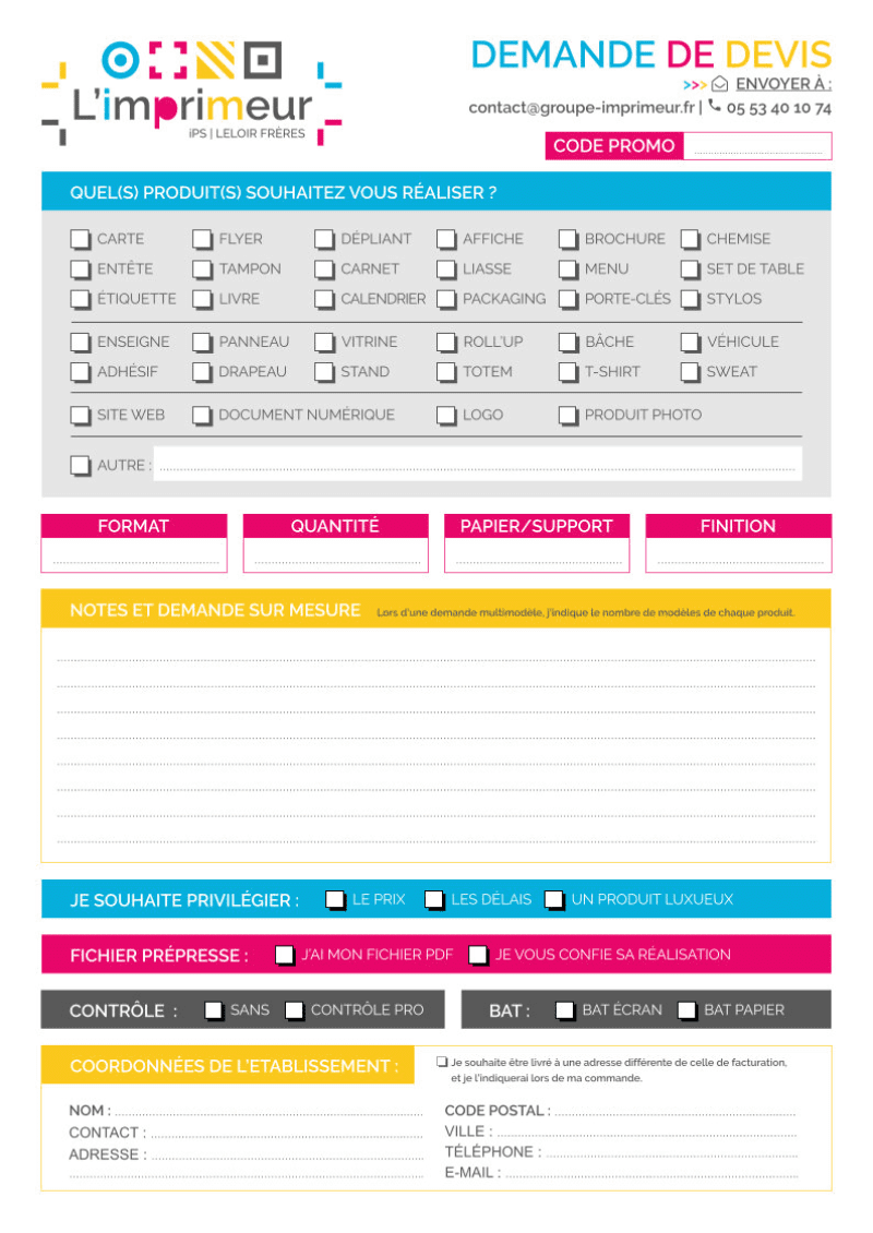 obtenez votre devis imprimeur gratuit en quelques clics. comparez les tarifs et services des meilleurs imprimeurs pour réaliser vos projets d'impression selon vos besoins.