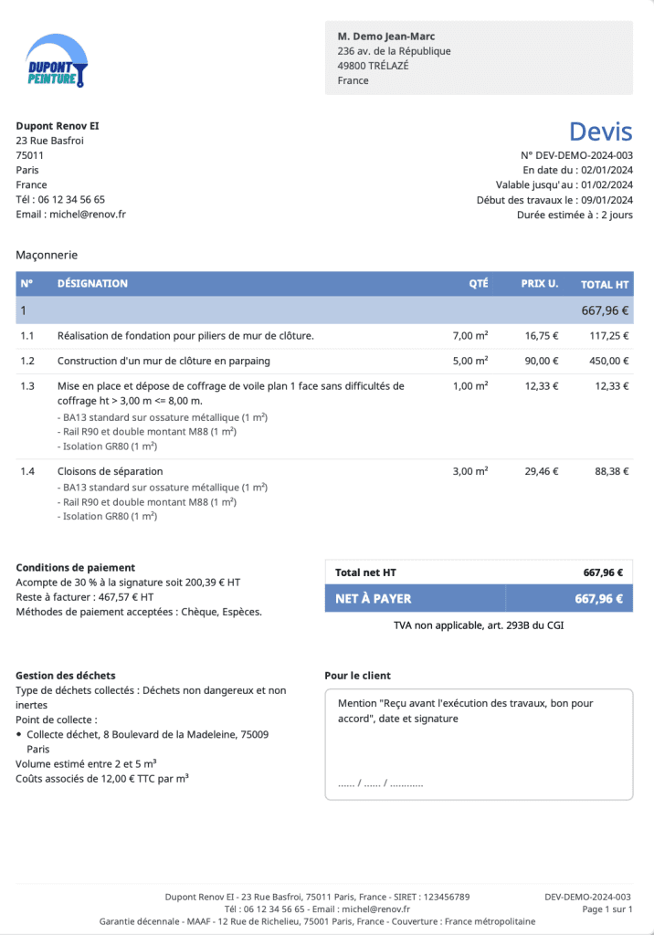 obtenez votre devis de maçonnerie gratuit en quelques clics ! profitez de notre service rapide et personnalisé pour évaluer vos projets de construction ou de rénovation. faites confiance à des experts et réalisez vos travaux sereinement.