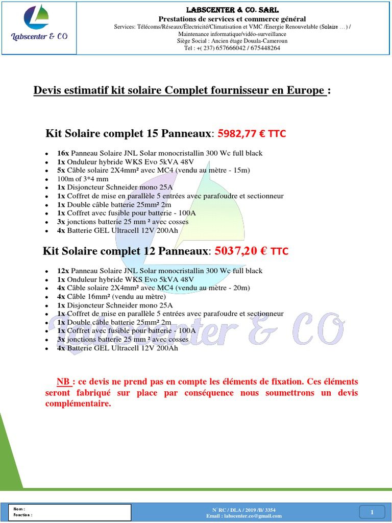 obtenez votre devis personnalisé pour des panneaux photovoltaïques et découvrez comment produire votre propre électricité tout en réduisant votre facture d'énergie. profitez des avantages des énergies renouvelables dès aujourd'hui !