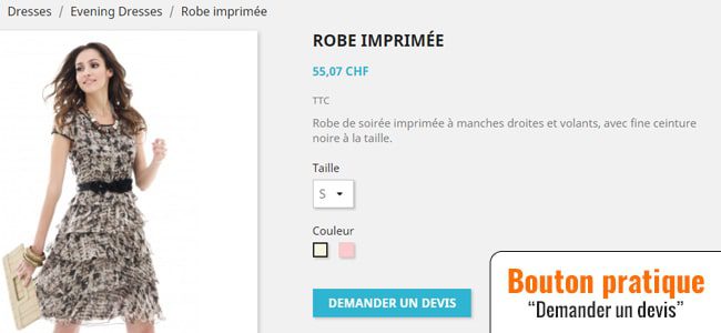 découvrez notre module de devis gratuit pour prestashop, qui vous permet de créer facilement des devis personnalisés et de les envoyer à vos clients en quelques clics. optimisez vos ventes en offrant une expérience utilisateur simplifiée et professionnelle.