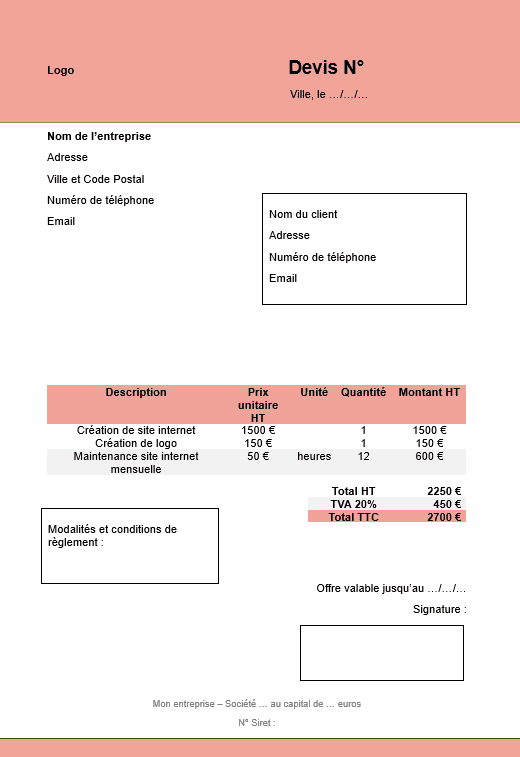 obtenez votre devis excel gratuit en quelques clics ! simplifiez la gestion de vos projets avec notre modèle facile à utiliser, personnalisable selon vos besoins. téléchargez-le dès maintenant et commencez à optimiser votre travail !