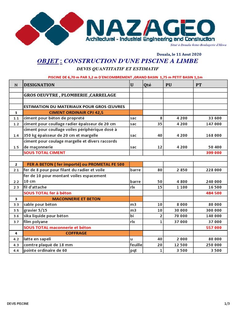 obtenez votre devis piscine gratuit en quelques clics ! comparez les offres des professionnels pour réaliser votre projet de piscine sur mesure. profitez d’une estimation rapide et sans engagement.