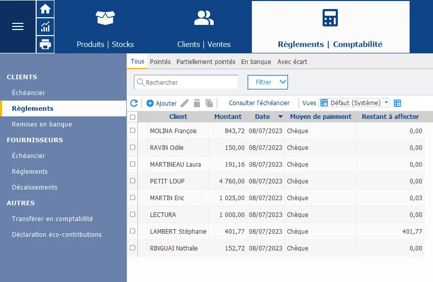 découvrez notre logiciel de gestion commerciale performant, conçu pour optimiser vos processus d'affaires, améliorer la gestion de vos clients et maximiser vos ventes. profitez d'outils intuitifs pour suivre vos commandes, gérer vos stocks et analyser vos performances commerciales, le tout dans une interface conviviale.
