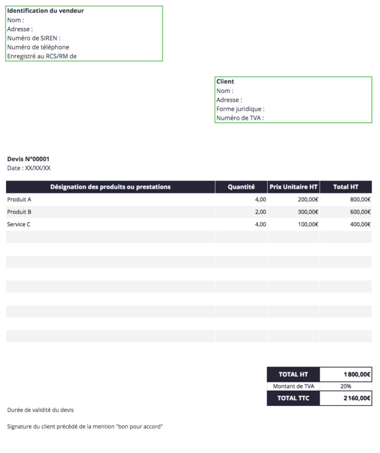 découvrez notre logiciel de devis gratuit, conçu pour simplifier la création et la gestion de vos devis. profitez d'une interface intuitive et d'outils puissants pour optimiser votre processus de vente, tout en gagnant du temps. inscrivez-vous dès maintenant et commencez à établir des devis professionnels en quelques clics !