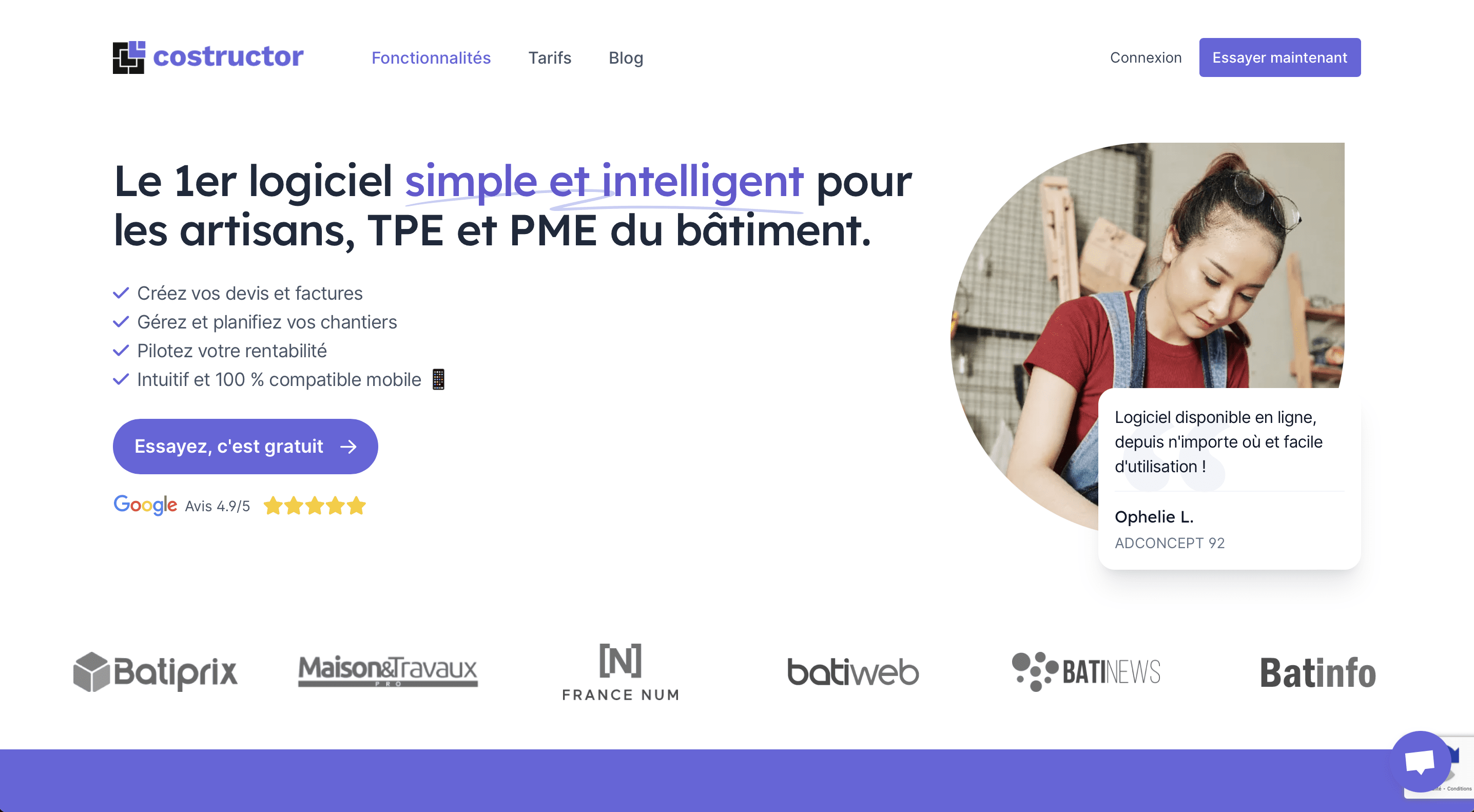 découvrez notre logiciel de devis gratuit dédié au secteur du bâtiment. simplifiez la création de vos devis avec des outils intuitifs et des fonctionnalités adaptées à vos besoins. testez notre solution dès maintenant et améliorez votre gestion de projets.