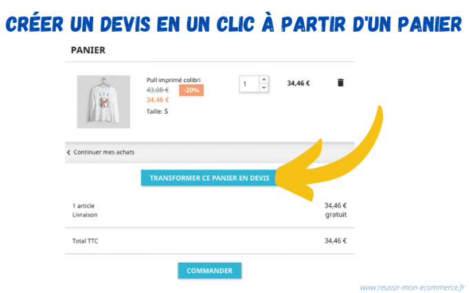 découvrez notre module de devis gratuit pour prestashop, conçu pour simplifier la création de devis personnalisés et optimiser votre processus de vente. offrez à vos clients une expérience fluide et professionnelle tout en augmentant votre taux de conversion.