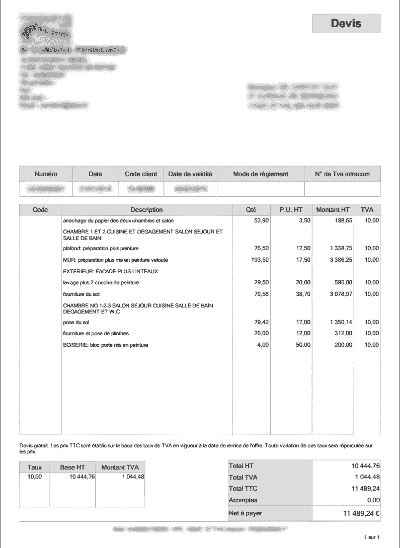 découvrez notre modèle de devis gratuit, conçu pour vous aider à créer facilement des estimations précises et professionnelles. téléchargez-le dès maintenant pour simplifier vos projets et impressionner vos clients.