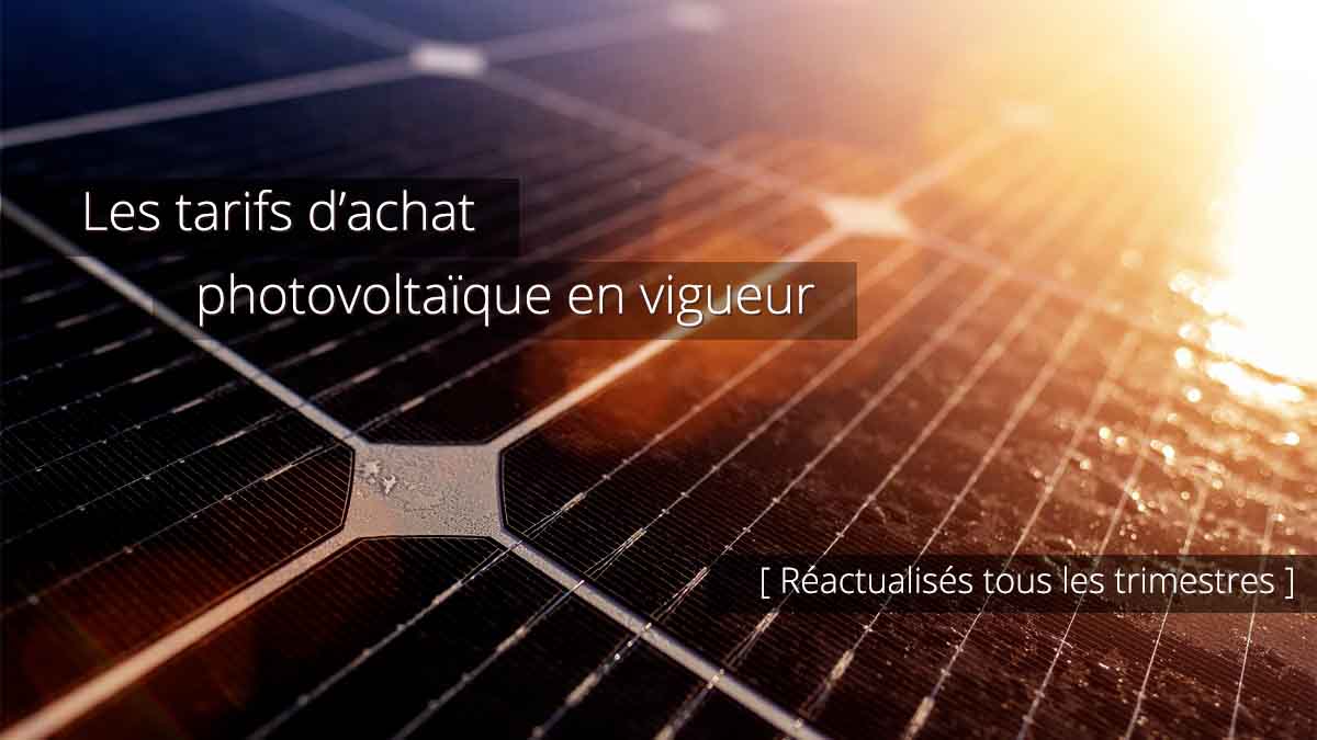découvrez les tarifs de rachat photovoltaïque en france et optimisez votre investissement solaire. informez-vous sur les conditions, les aides disponibles et comment maximiser vos revenus grâce à l'énergie solaire.